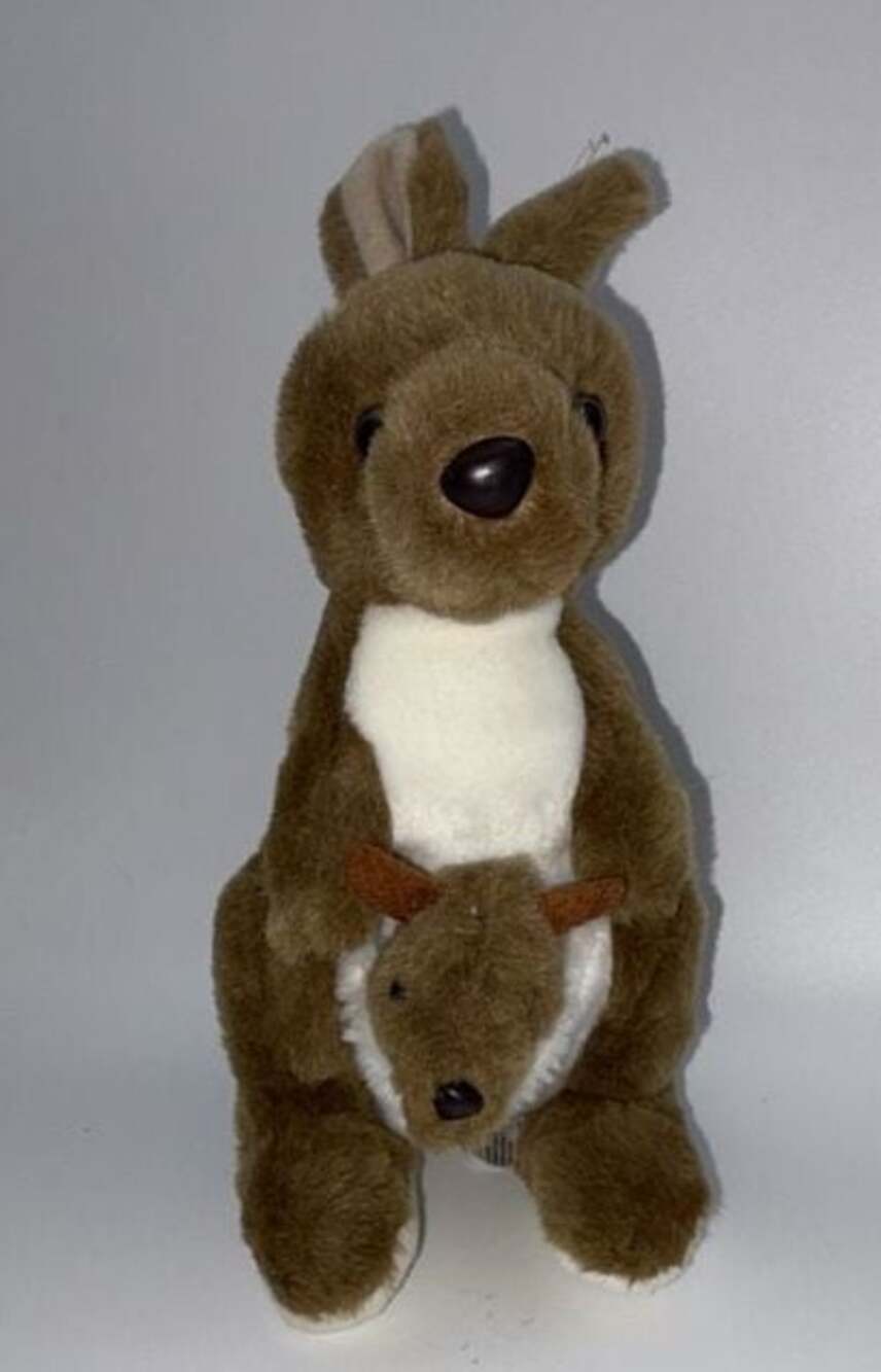 Cozyworld Kangaroo and Joey Plush Stuffed Animal with Pouch